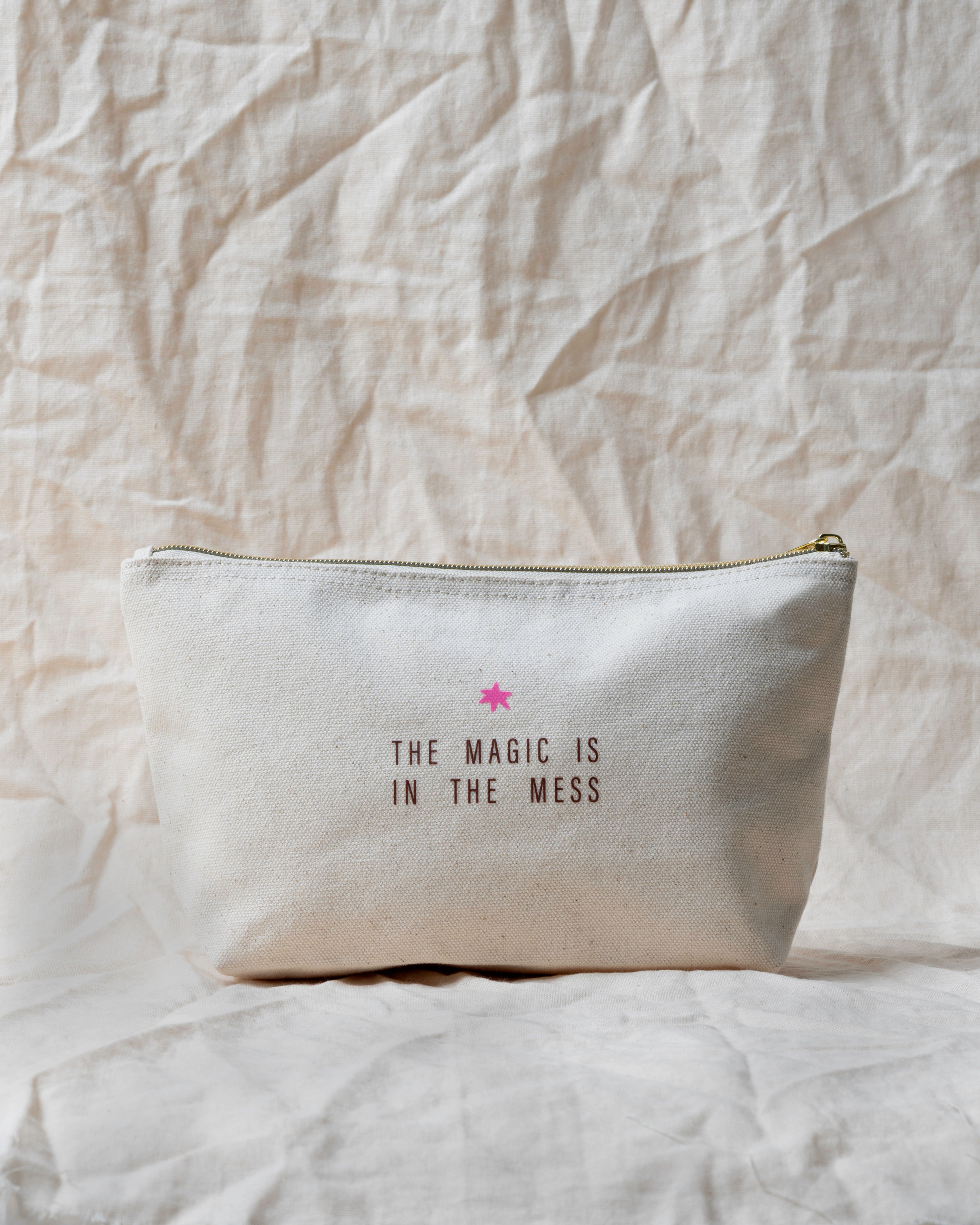 Magic is in the Mess Canvas Pouch