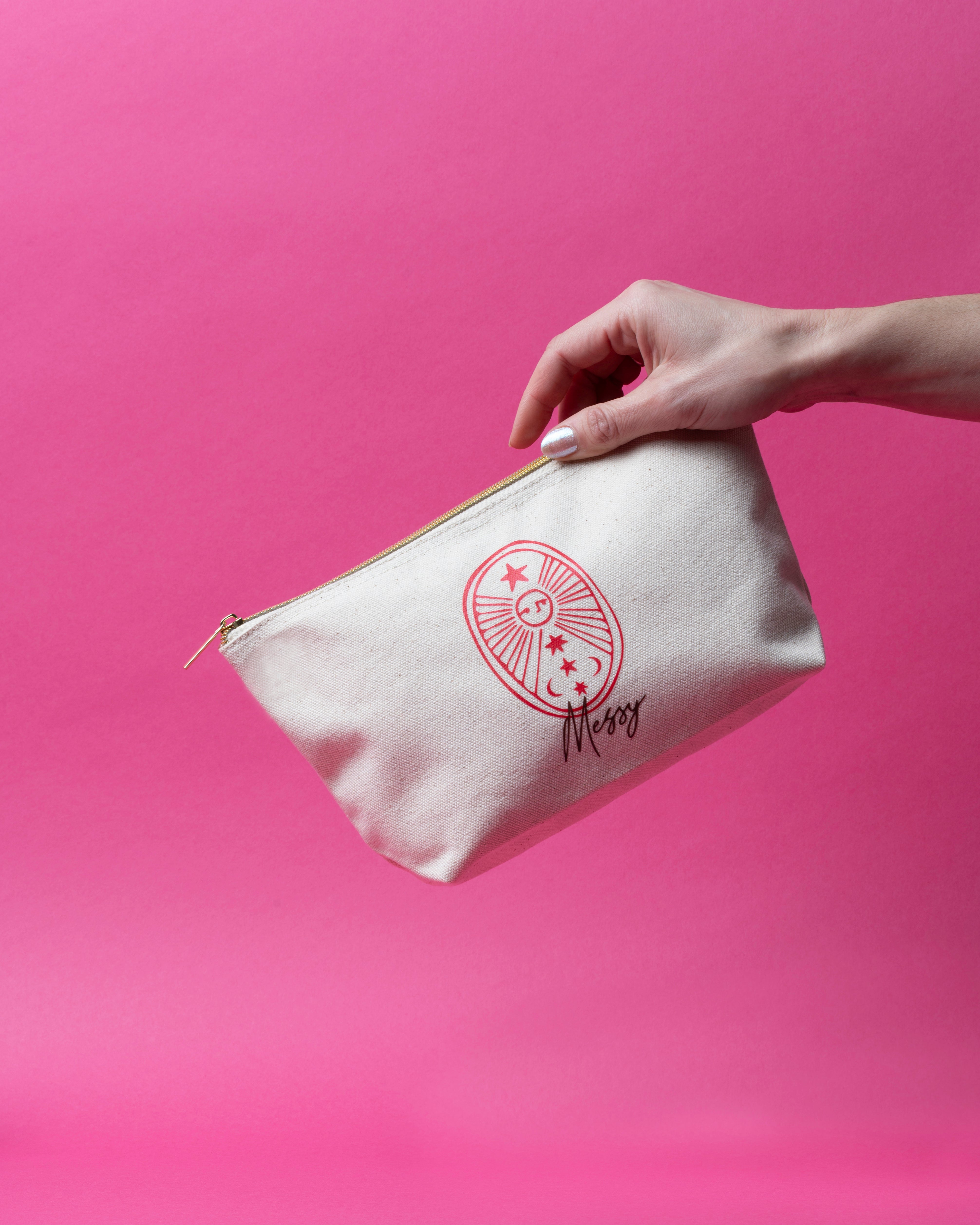 Magic is in the Mess Canvas Pouch