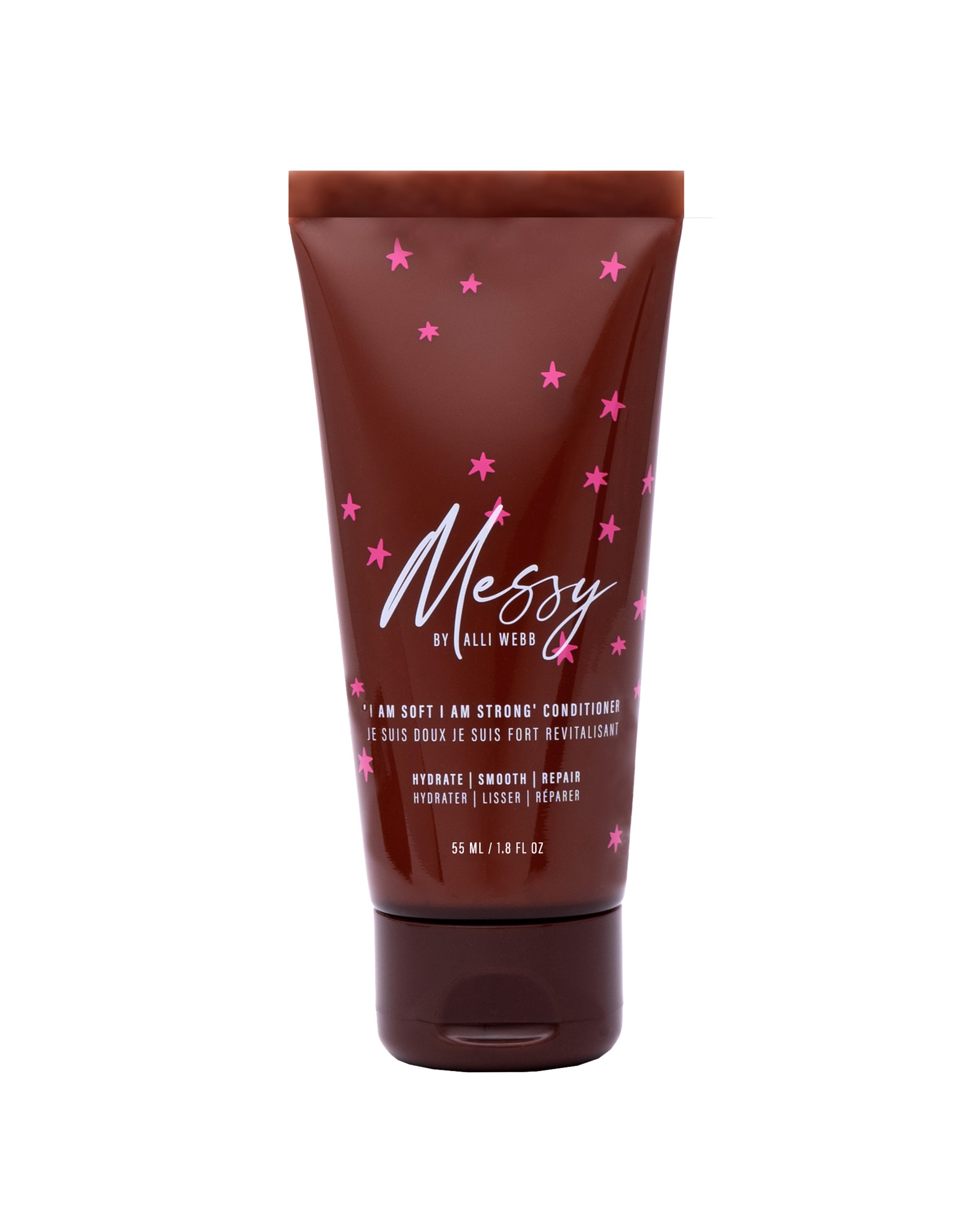 Travel-size Conditioner squeeze tube on a clean white background.